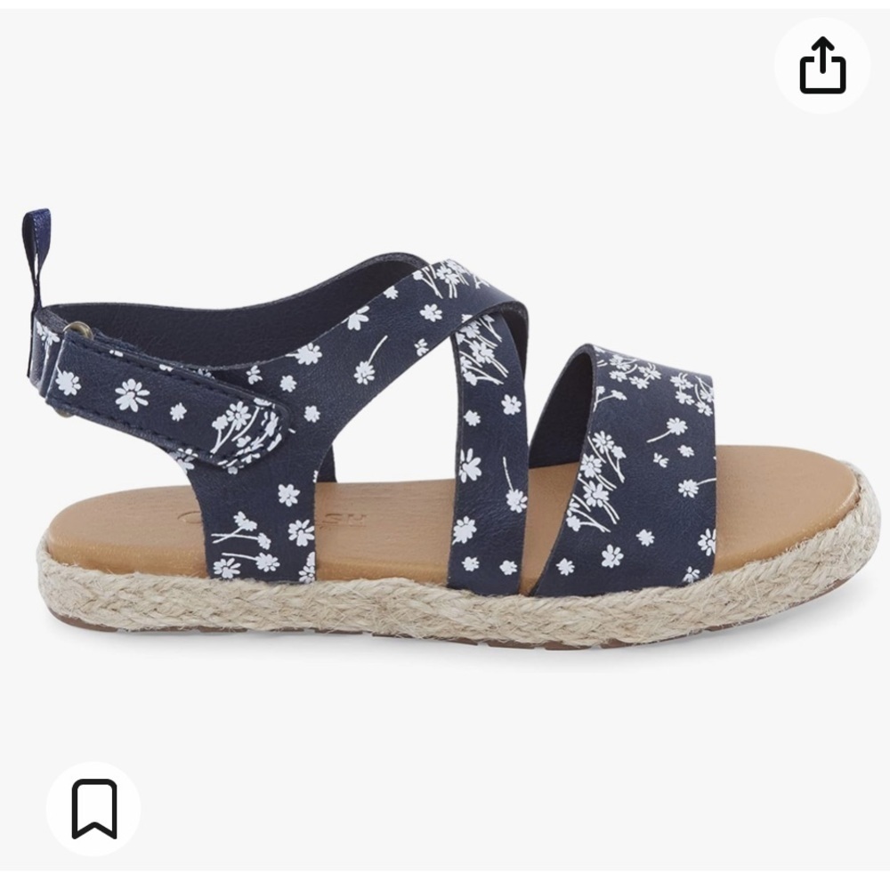 NWT OshKosh B'Gosh Girl's Petal Sandal